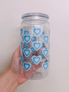 Blue hearts wrap