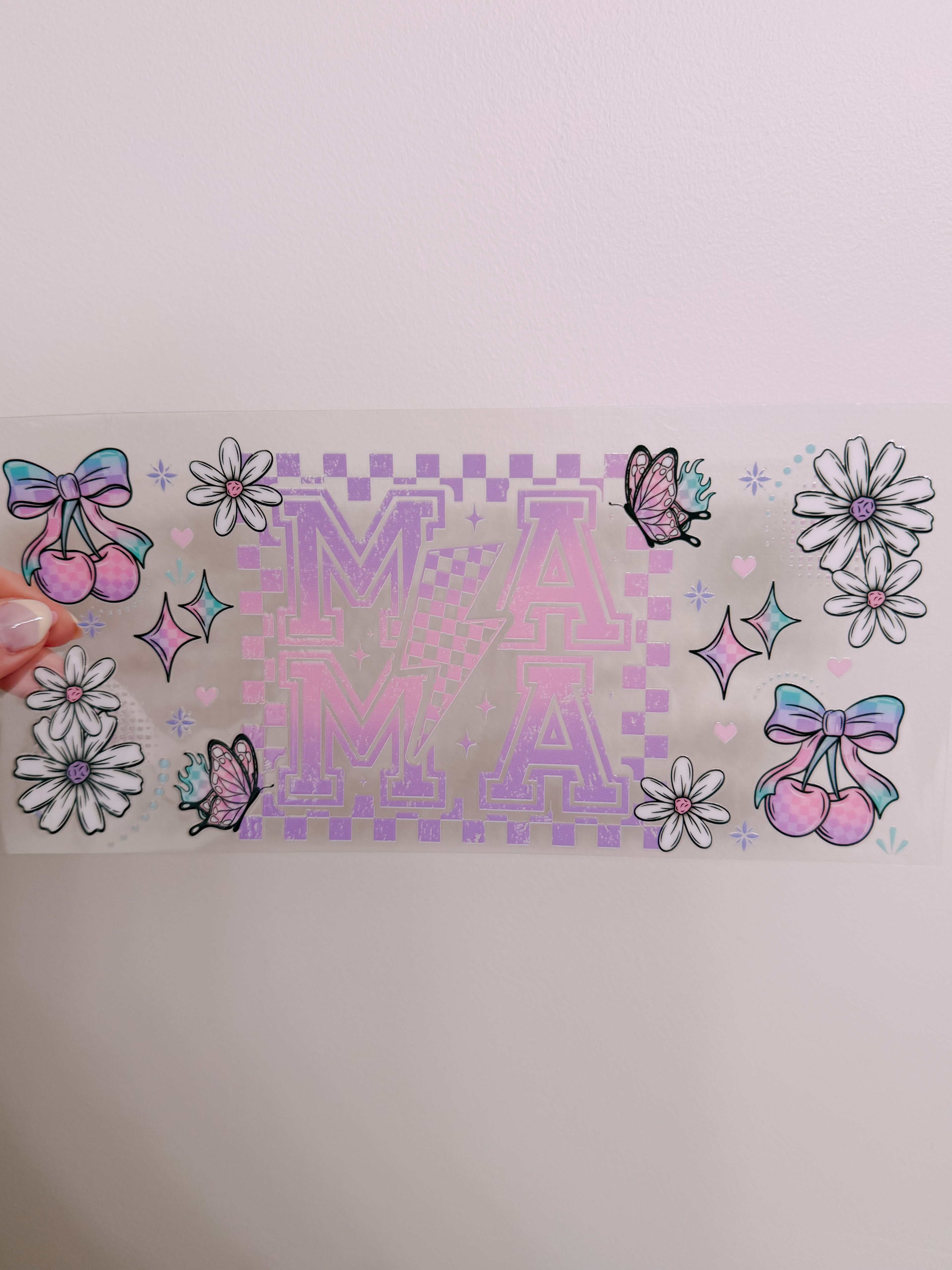 Cotton candy mama wrap