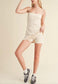 Cream Sweetheart Active Dress