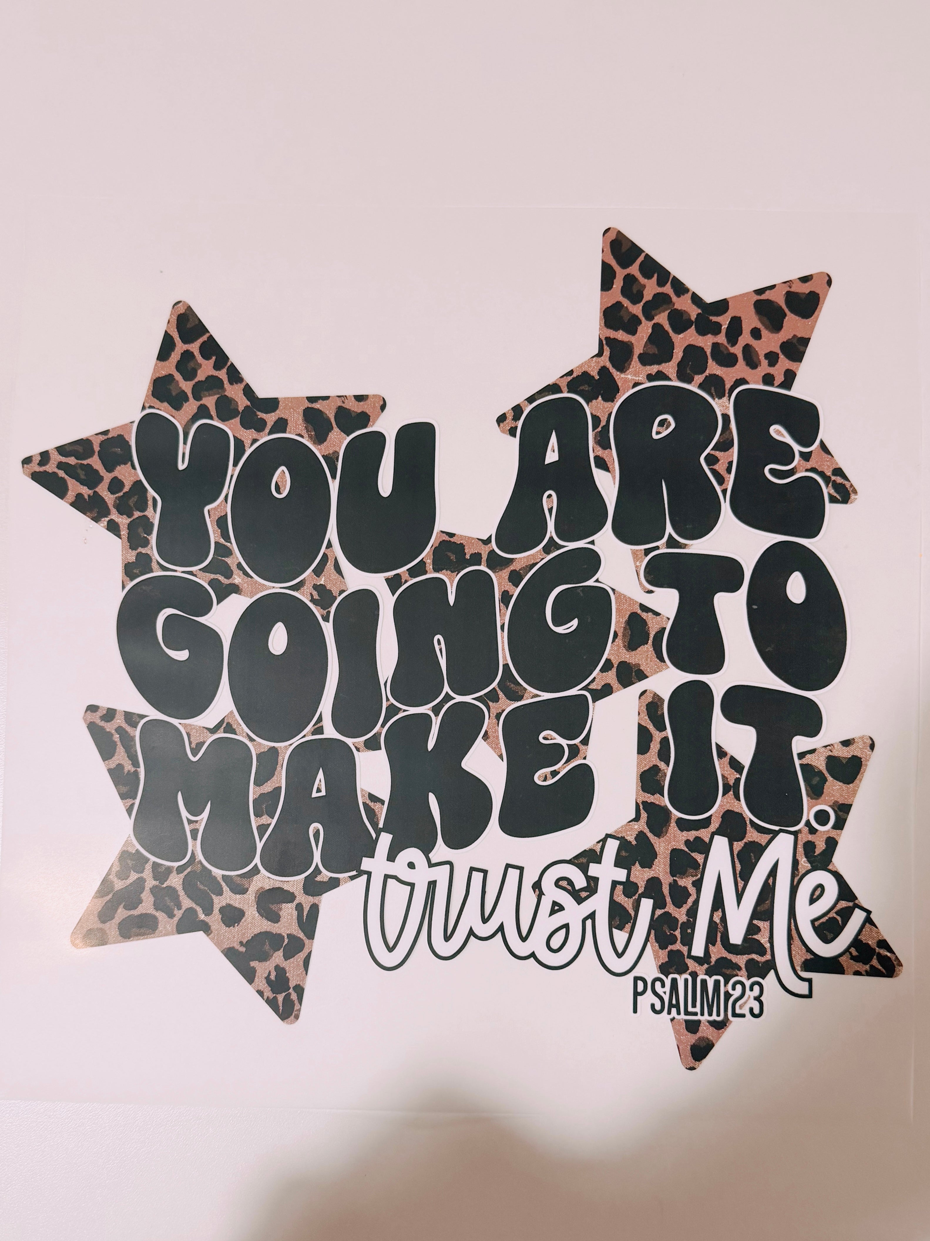 You are going to make it Transfer
