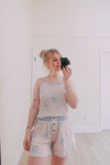 Bouquet Tank and Shorts Lounge Set