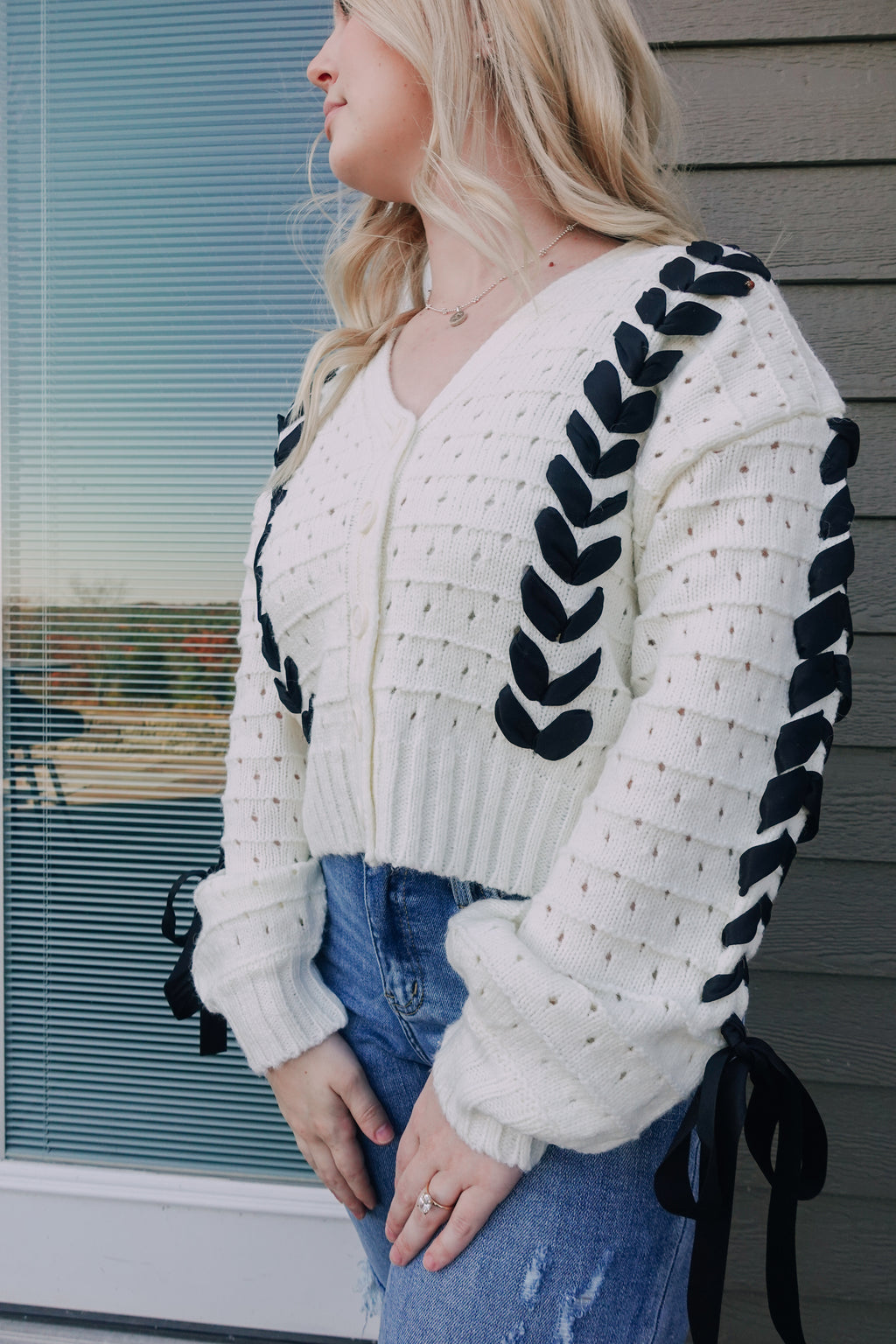 Dream Ribbon Knit Cardigan