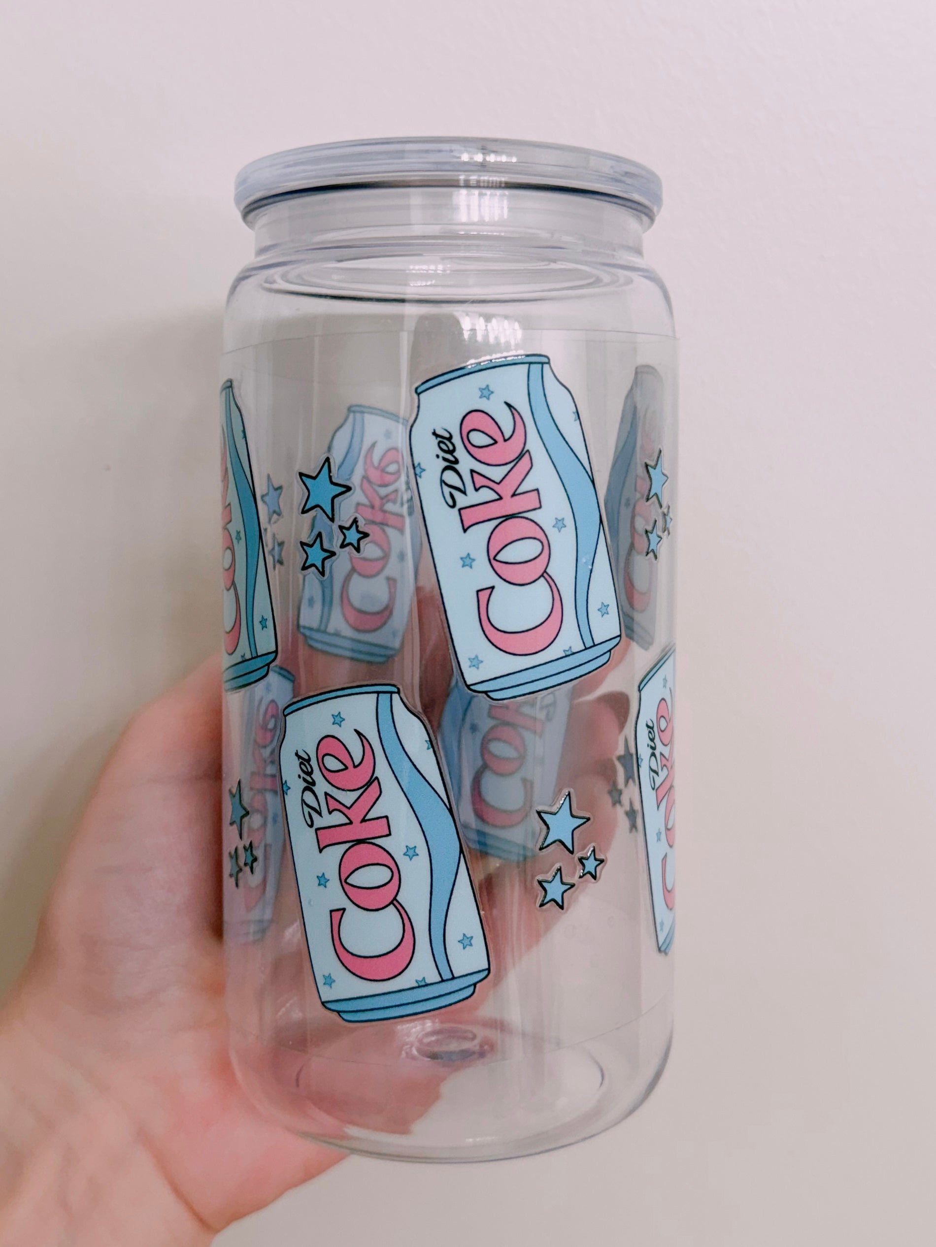 Diet Coke and star wrap