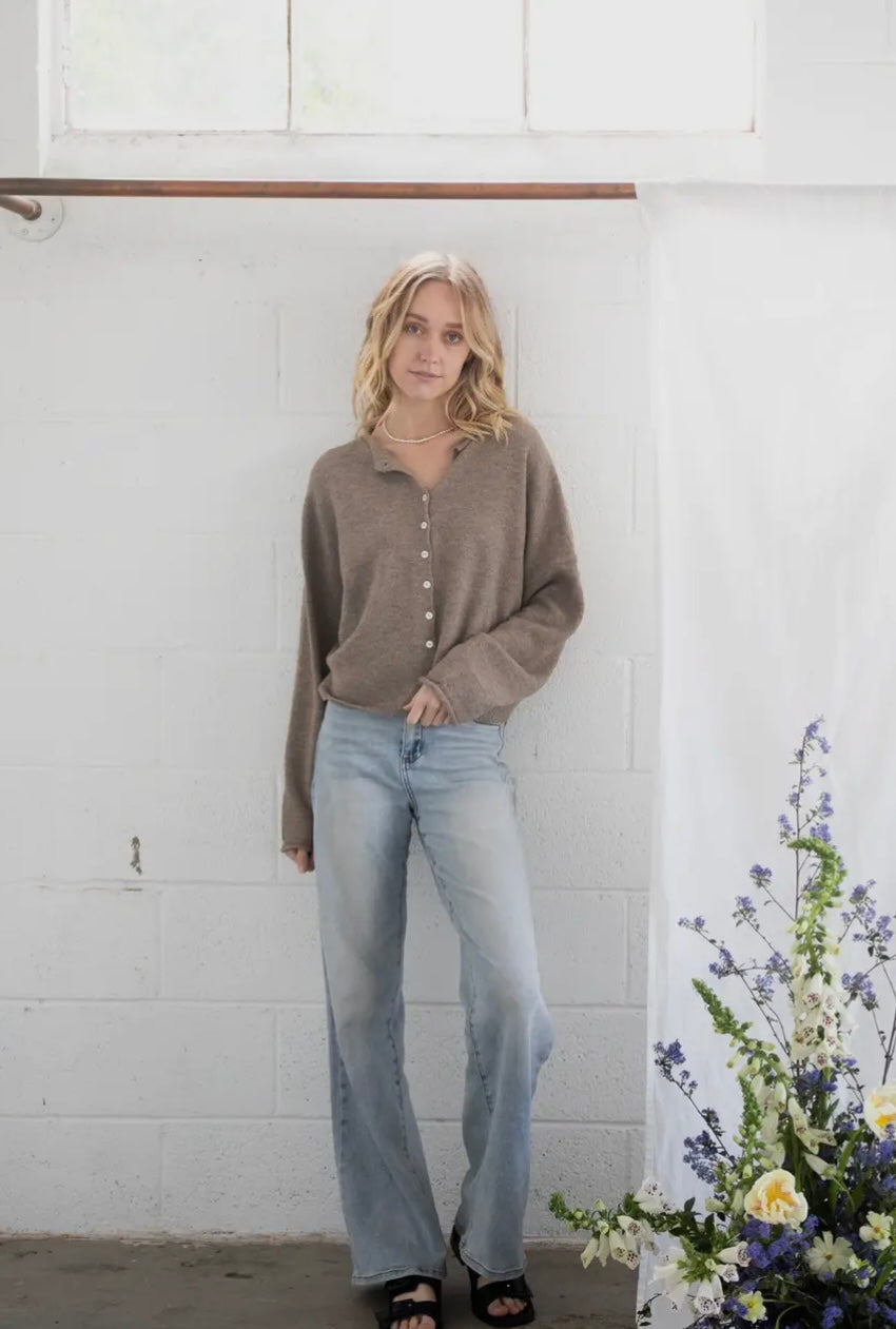 Bloom Cardigan Mocha
