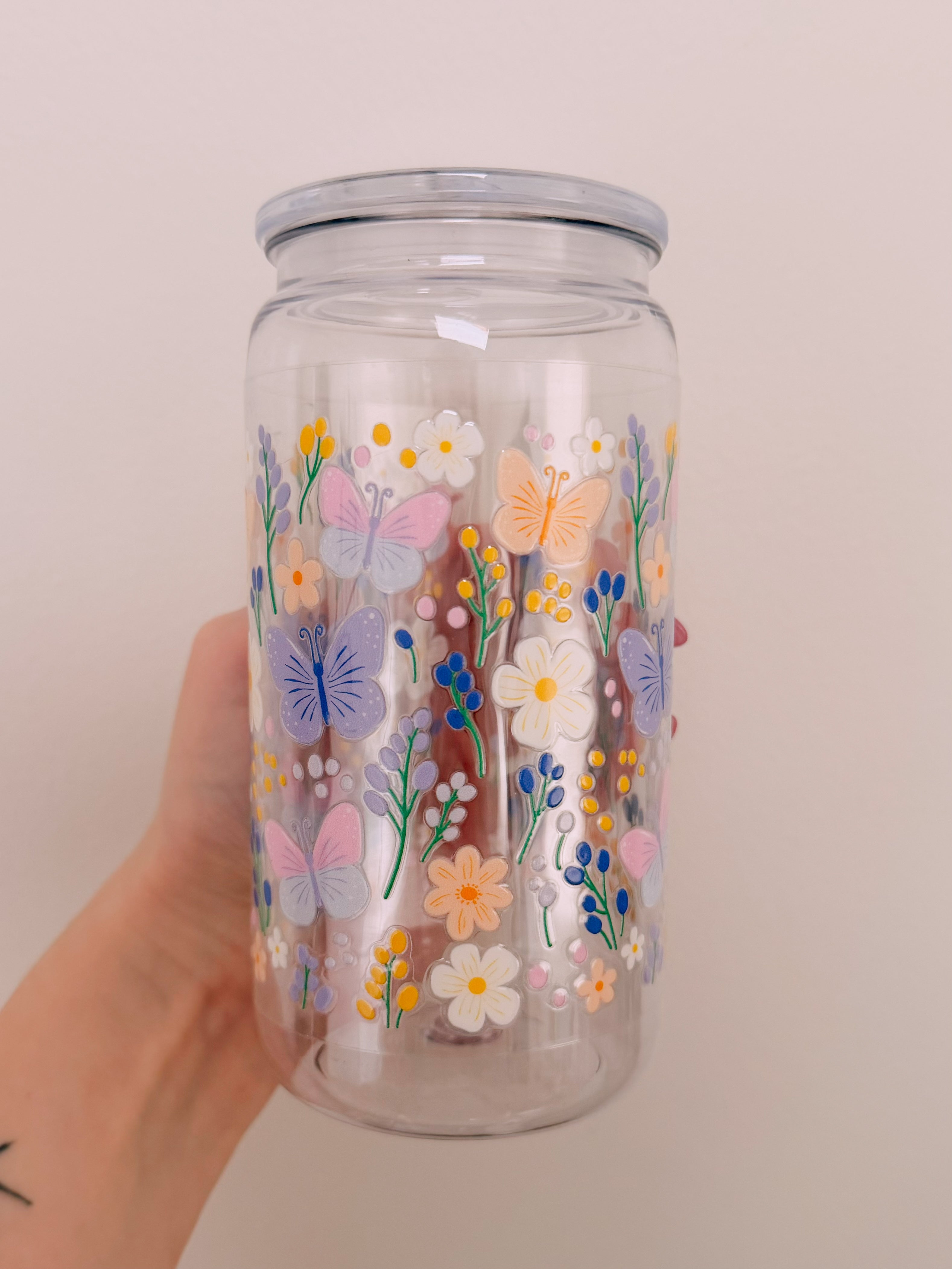 Butterfly and flower Wrap