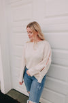 Ivory Ribbon Sweater
