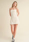 Cream Sweetheart Active Dress