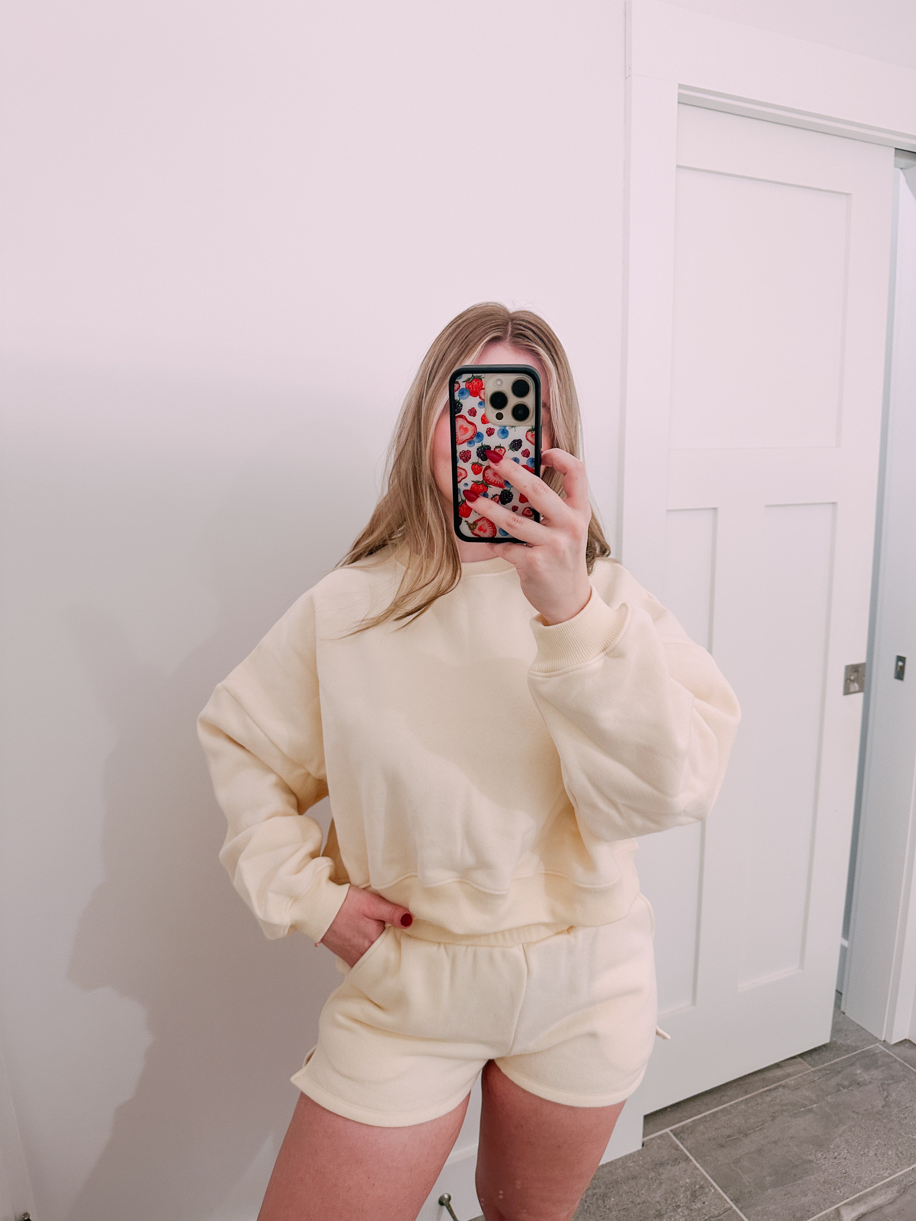 Cozy Cream Fleece Lounge Set