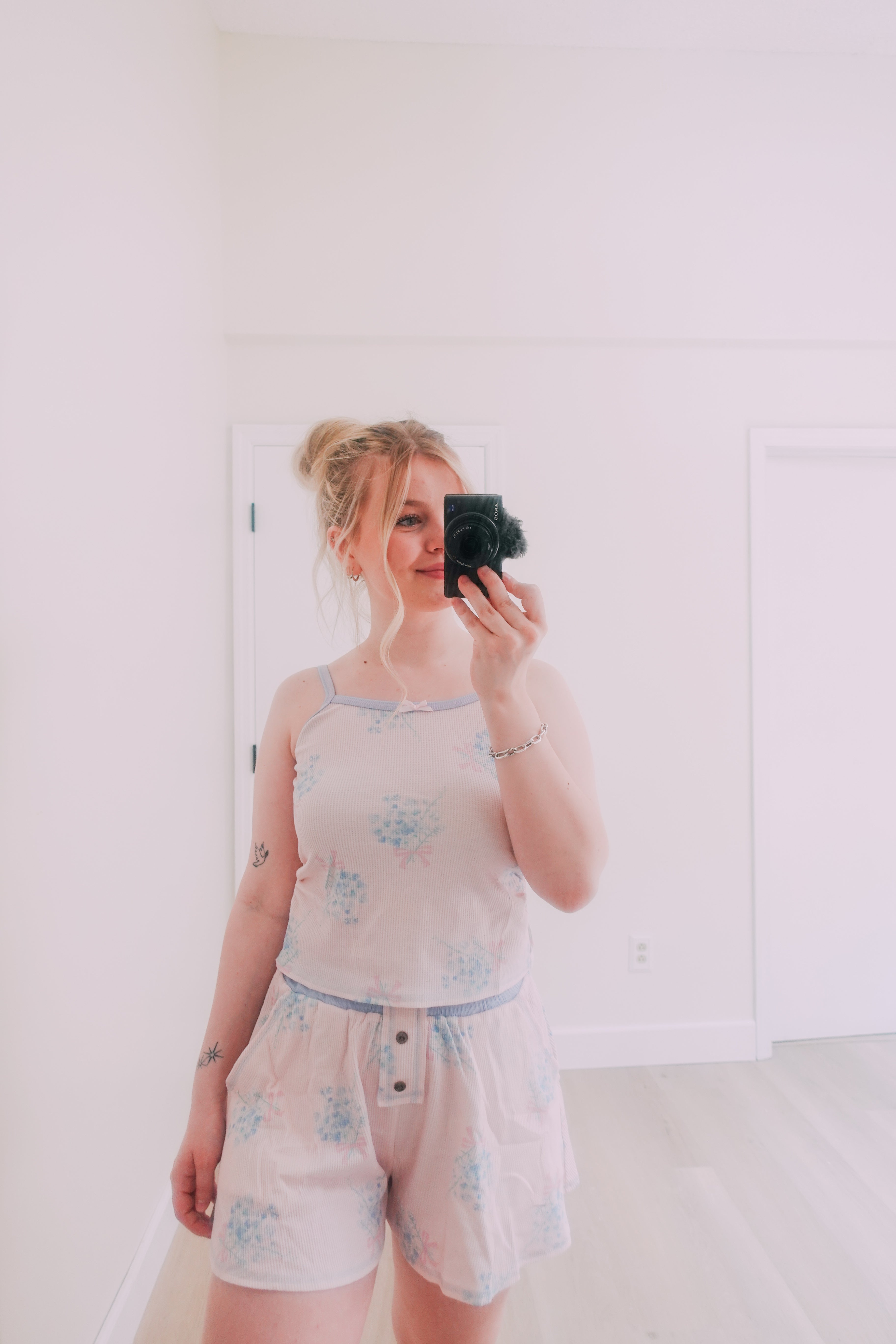 Bouquet Tank and Shorts Lounge Set