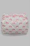 Pink Bow Makeup Pouch