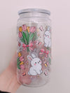Bunnies and tulips wrap