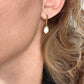 Baroque Pearl Huggie Earrings