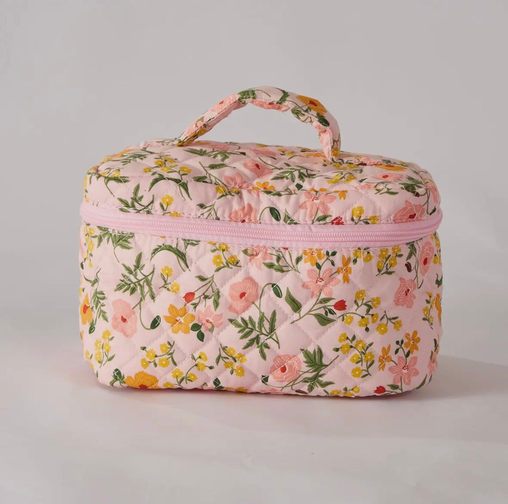 Flower Floral Makeup Bag