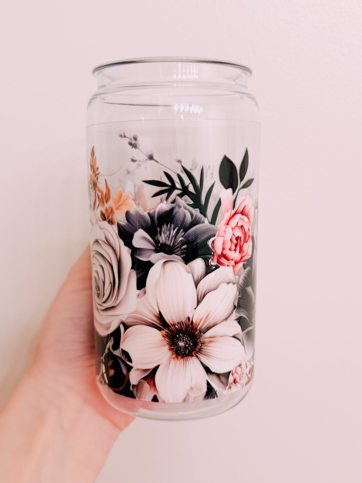 Black Floral Wrap