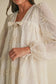 Ivory Embroidered Lace Dress