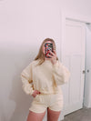 Cozy Cream Fleece Lounge Set