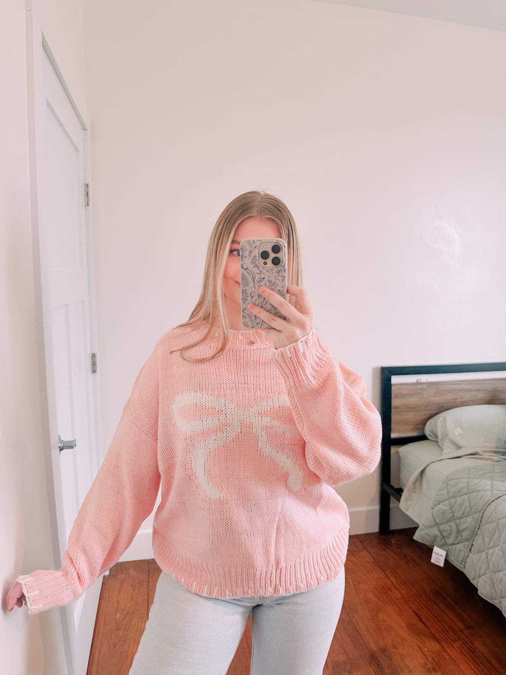 Eloise Bow Knit *1 LEFT*