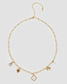 White Clover Charm Necklace