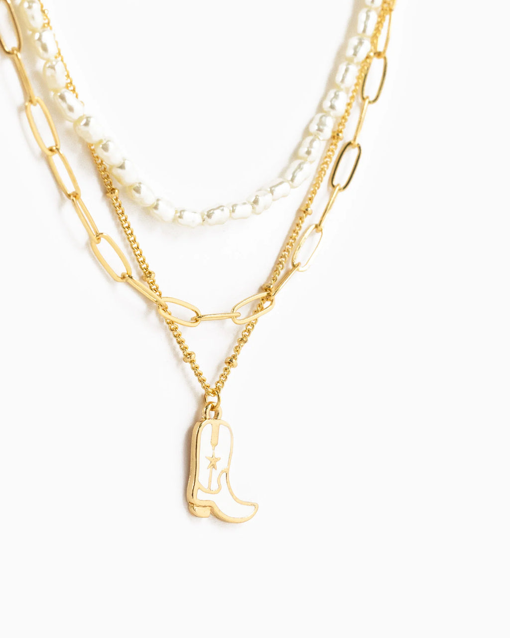 Cowboy Boot Necklace