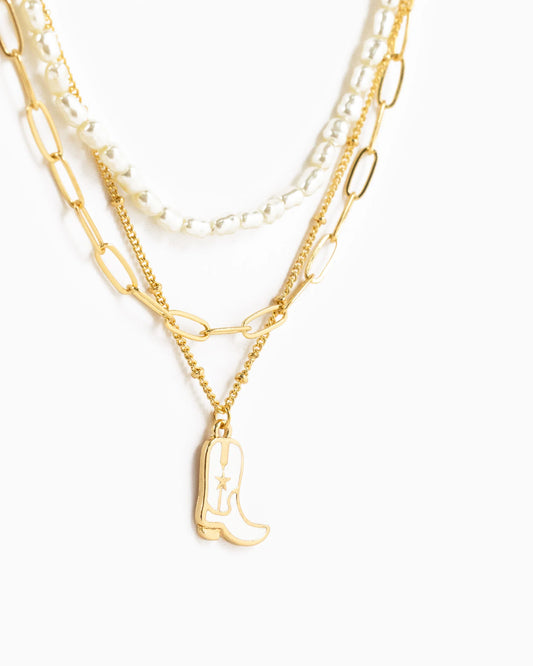 Cowboy Boot Necklace