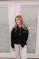 Sophie Collared Button Sweater Black