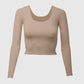 Staple Brown Long Sleeve Top