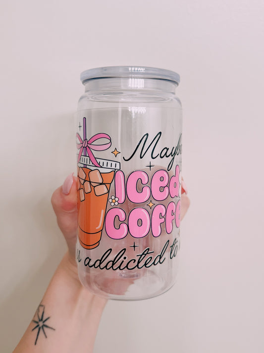 Iced Coffee Addict Wrap