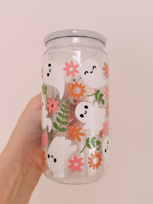 Fall Flower Ghosts Wrap
