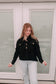 Sophie Collared Button Sweater Black