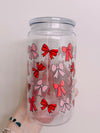 Red and Pink Bow Wrap
