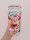 Floral Cow #2 Wrap