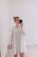 Ivory Embroidered Lace Dress
