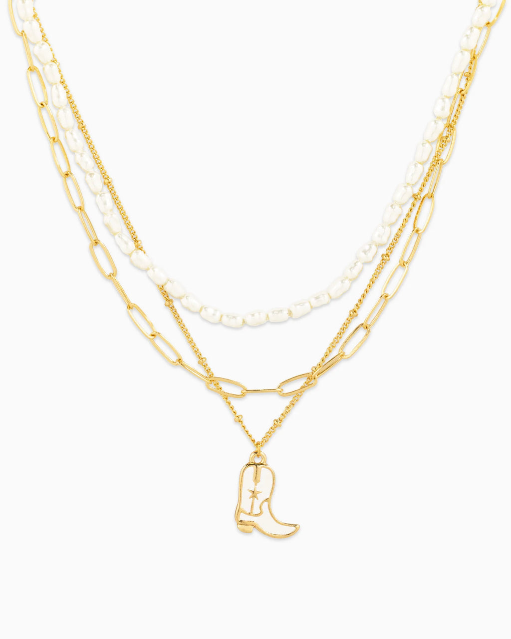 Cowboy Boot Necklace