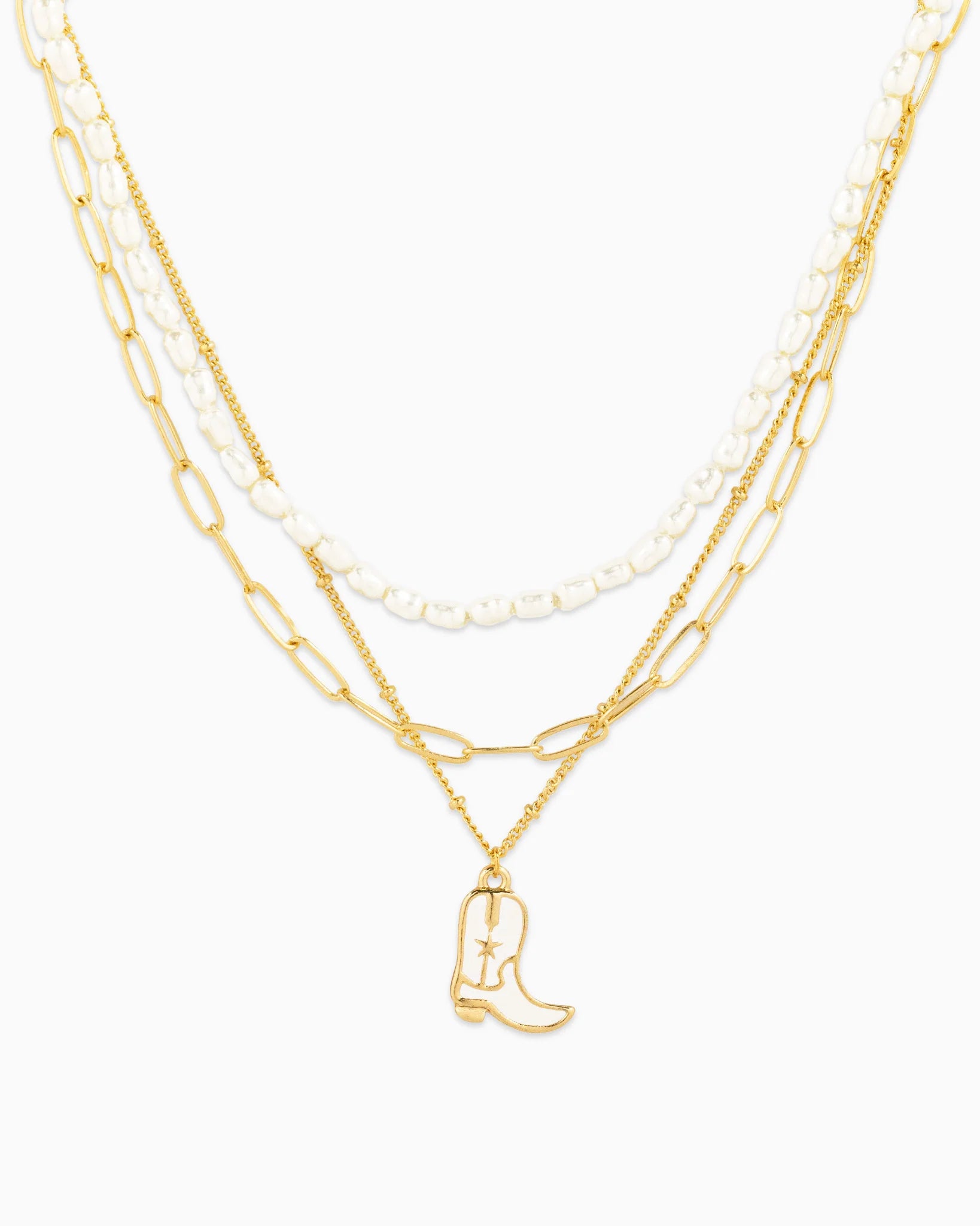 Cowboy Boot Necklace