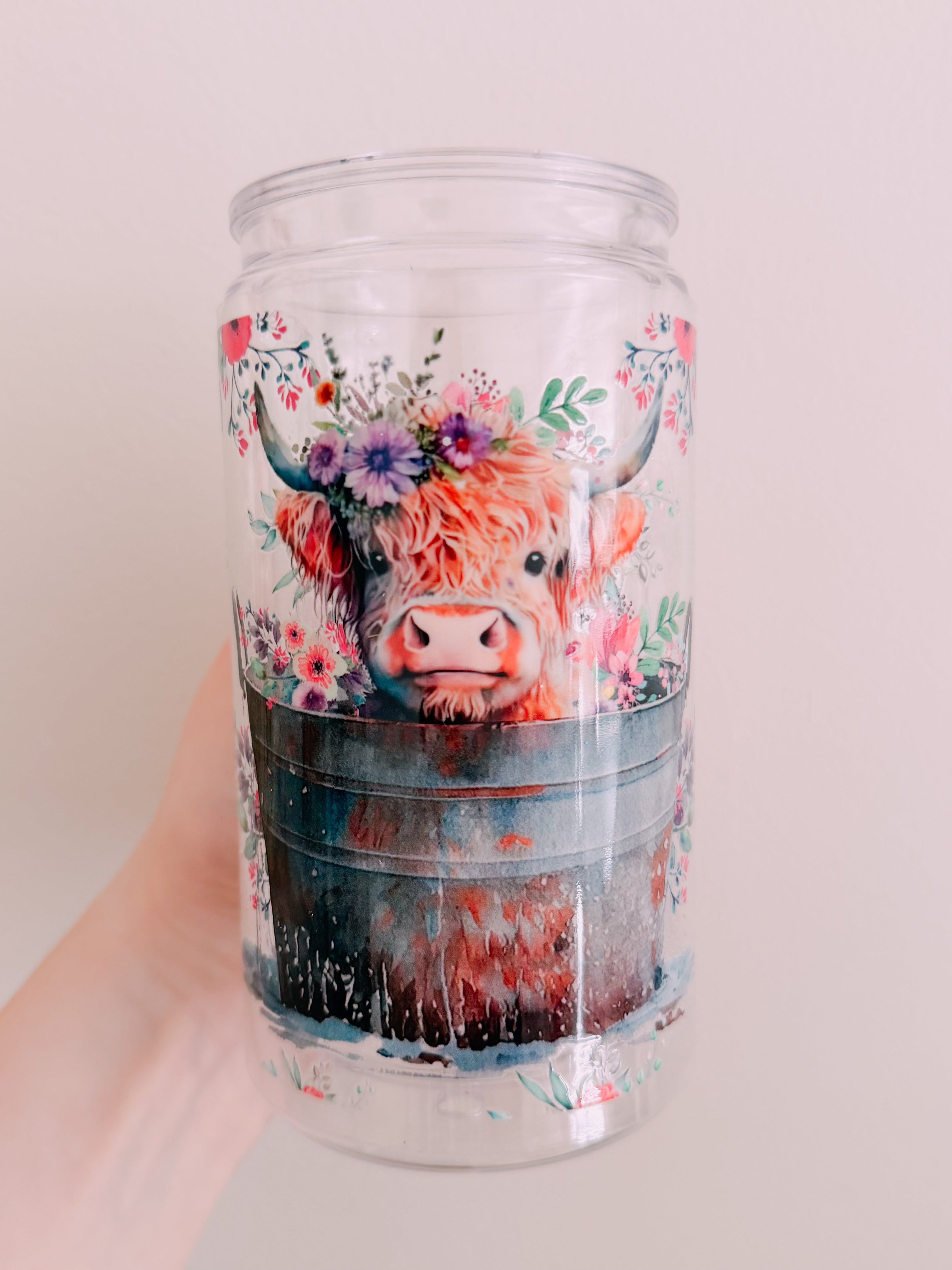 Cow in bucket