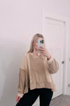 Beige Thermal Top