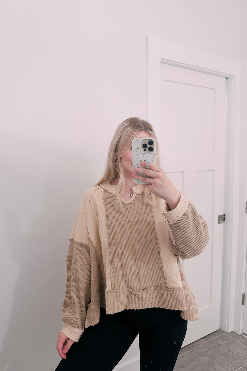 Beige Thermal Top