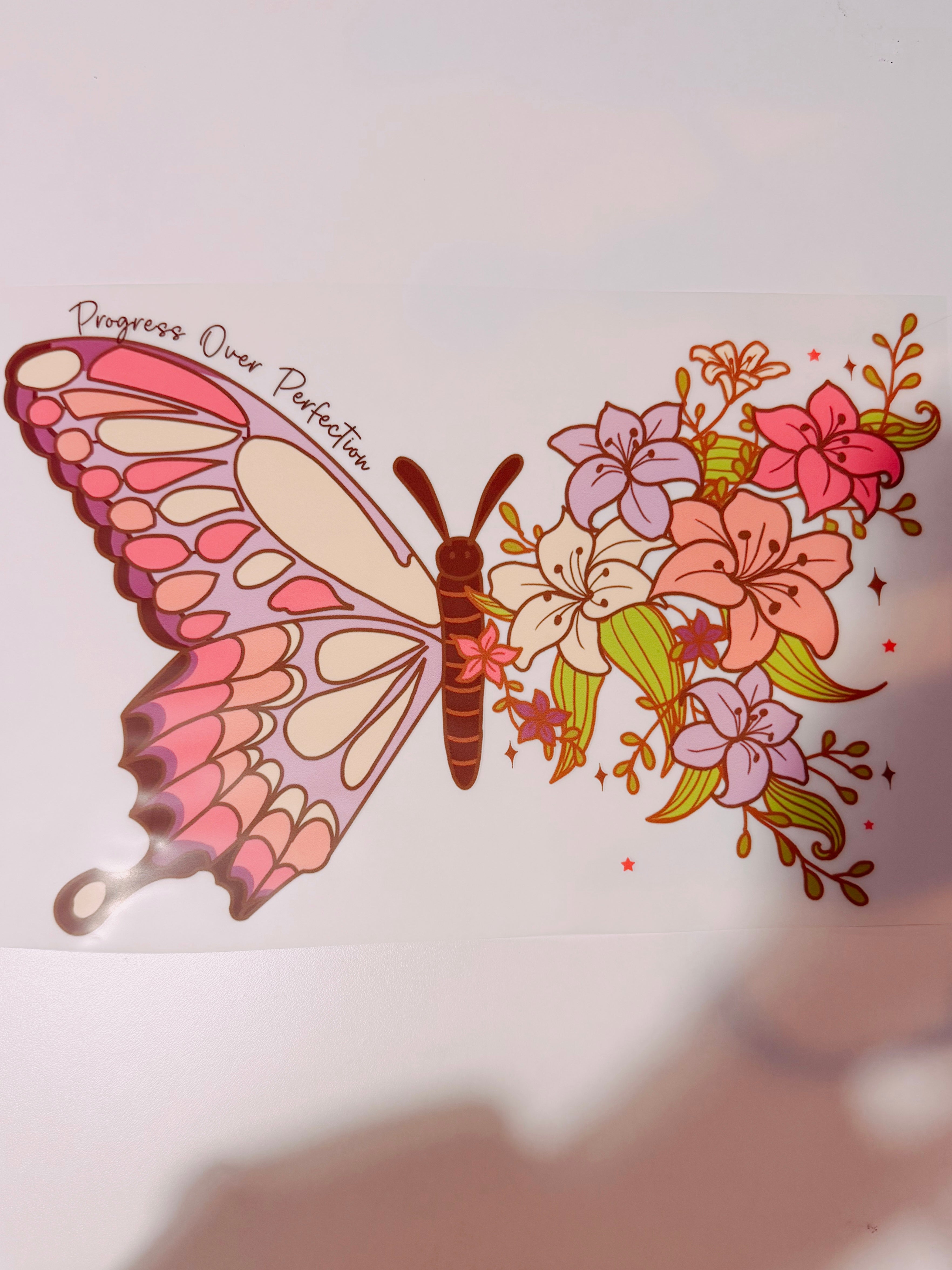 Progress butterfly transfer