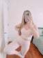 Ballerina Pink Aligned Tank and Leggings Set