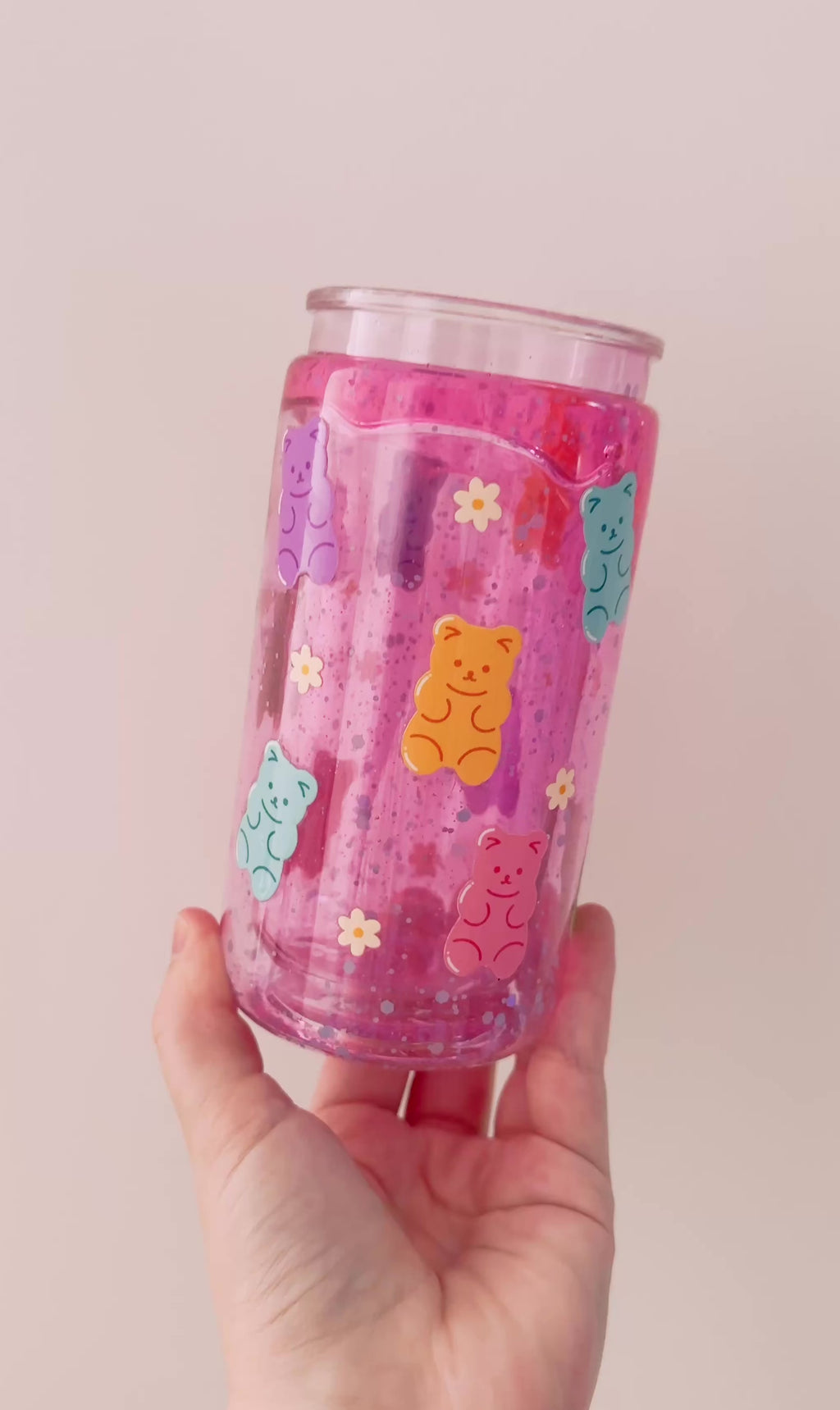 Bear 16oz Honey Drip Snow Globe - READY TO SHIP